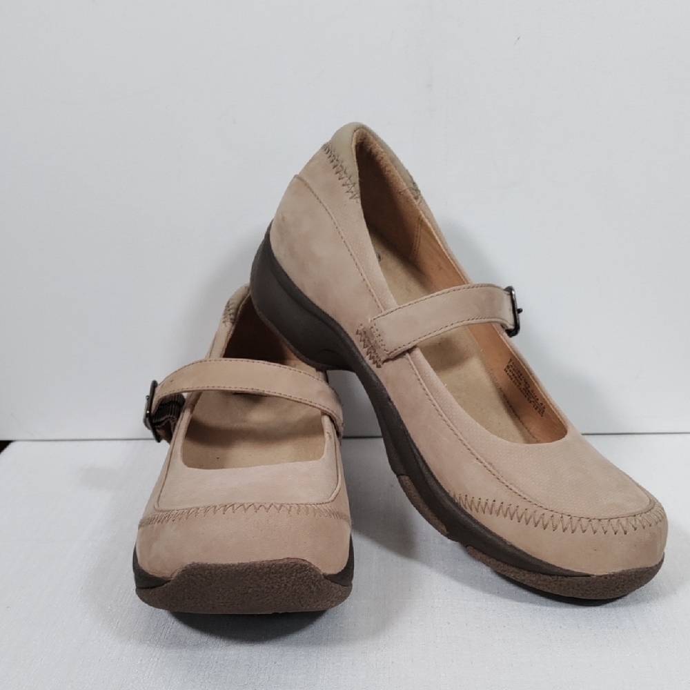 05221 Dansko Stone Distressed leather Katy Mary Jane shoes 42